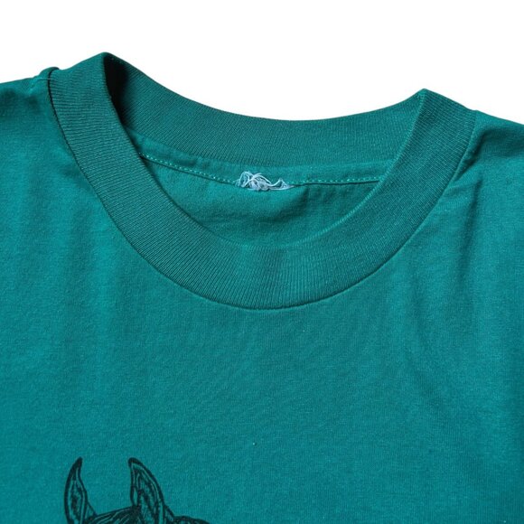 90s Vintage Paso Fino Horse T-shirt Equestrian Art Sketch Single Stitch. - Picture 4 of 5